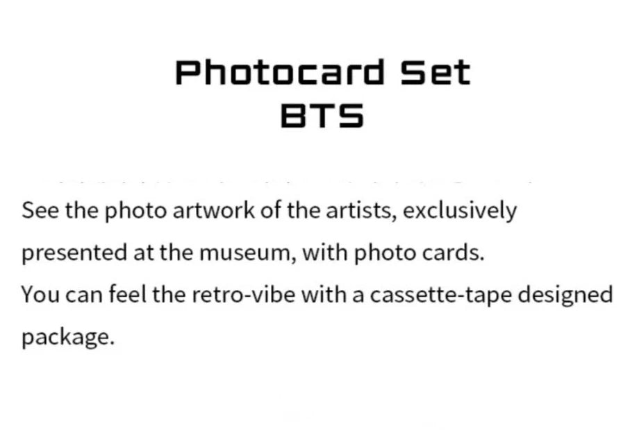 BTS - HYBE INSIGHT VISITOR ONLY OFFICIAL MERCH - Swiss K-POPup