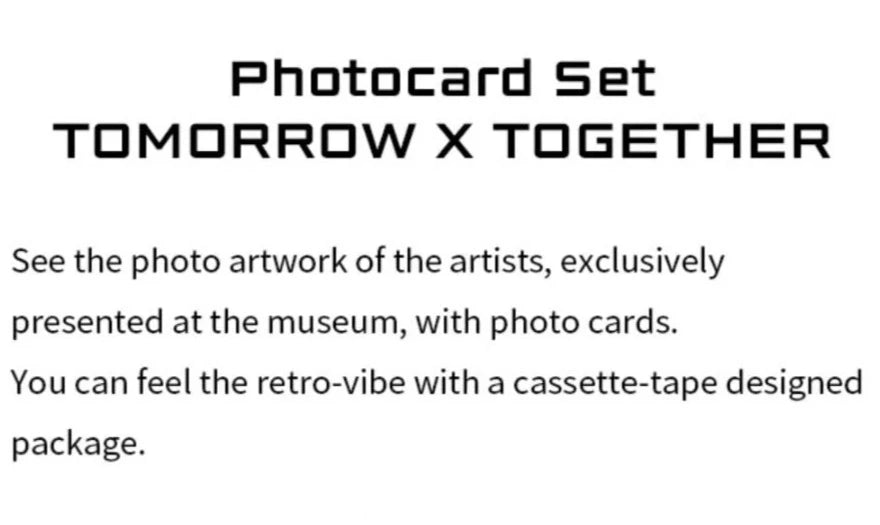 TXT- HYBE INSIGHT VISITOR ONLY OFFICIAL MERCH - Swiss K-POPup